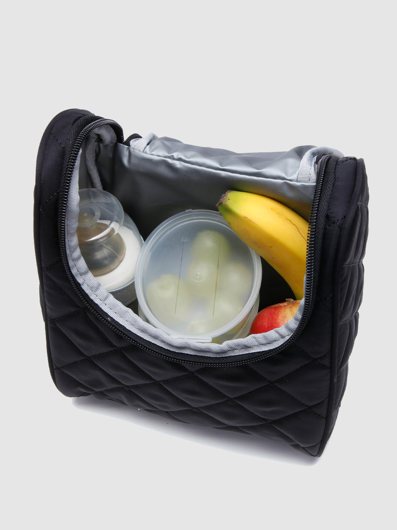 Insulated Fab Bag Black Quilt