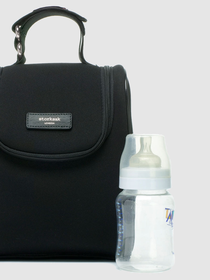 St James Scuba Black & Silver | insulated food & bottle bag