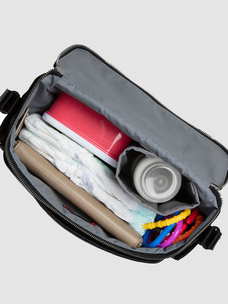 Storksak Alyssa Bundle Discount - Special Offer - Stroller Bag - internal View with baby stuff inside