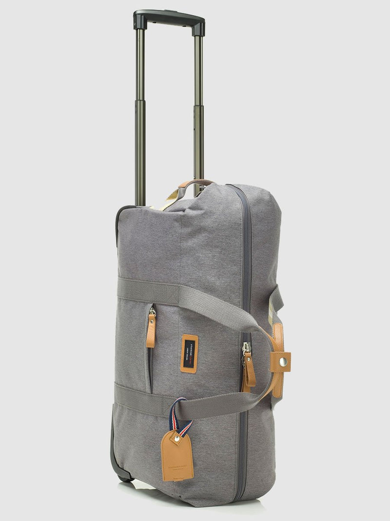 storksak travel cabin carry-on grey, hospital bag, upright with telescopic handle 