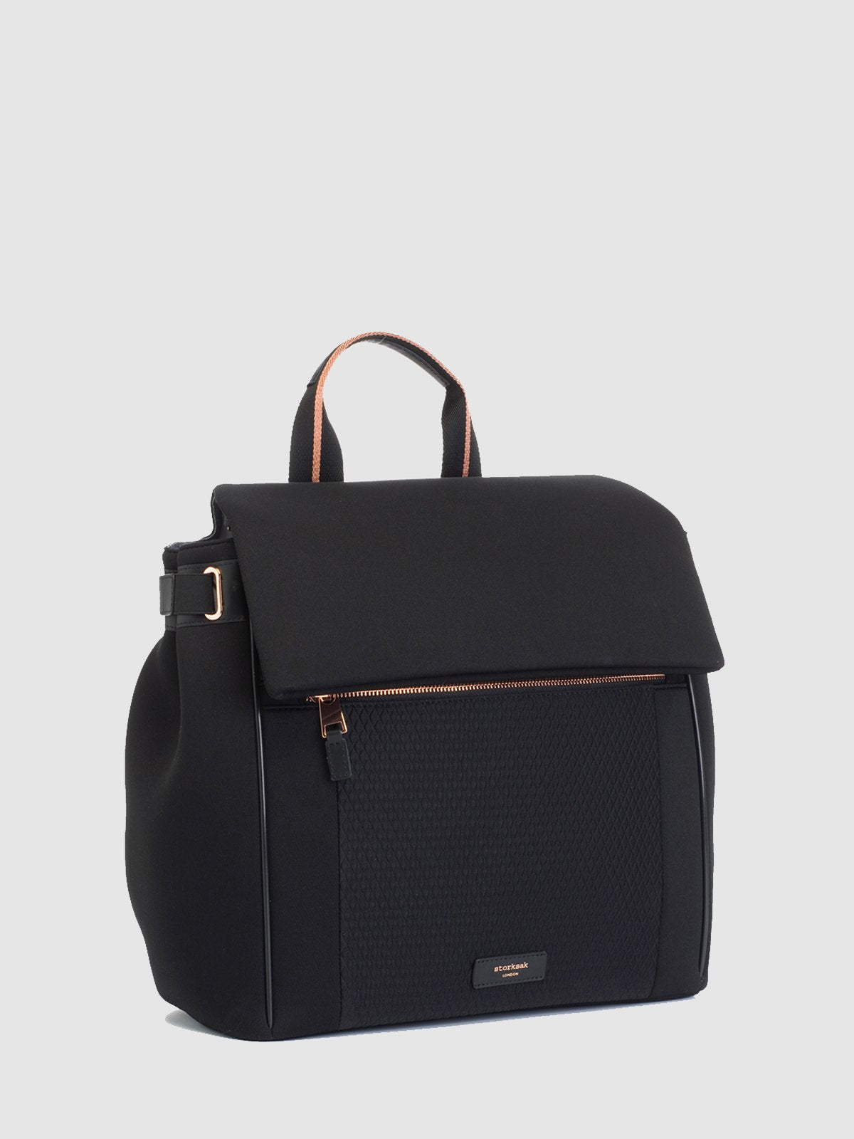 St james leather diaper bag top